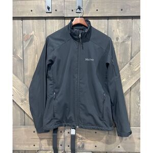 Marmot Jacket Mens M Black Full Zip Minimalist Component Softshell Gore Outdoors